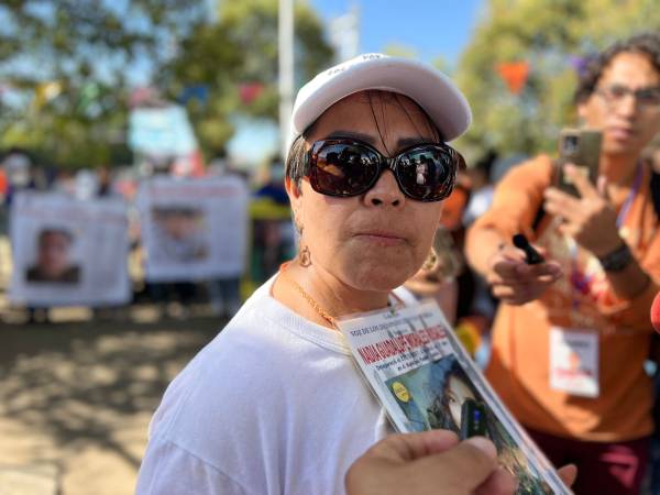 Marcha Colectivo Voz de los Desaparecidos en el Día Internacional de Víctimas de Desaparición Forzada 