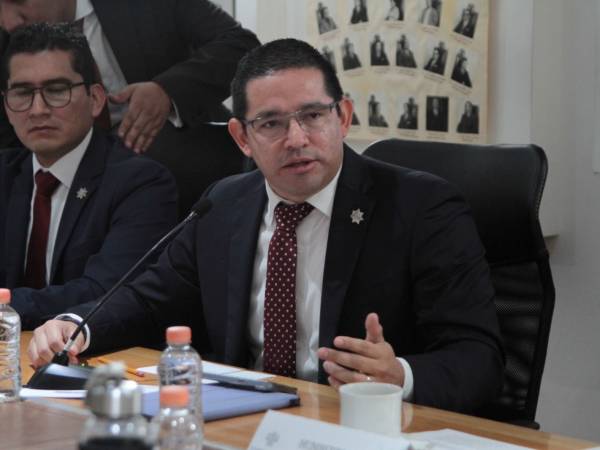 Secretario de Seguridad Pública comparece en el Congreso del Estado