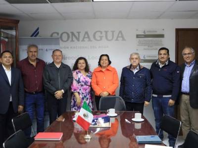 Coordinan SDR y CONAGUA esfuerzos para fortalecer el sector hídrico agropecuario en 2025