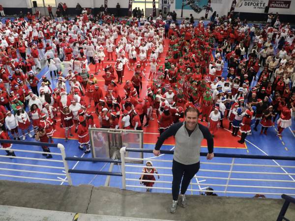 El Instituto Municipal del Deporte de Puebla realizó el Festival de Activación Física Navideño