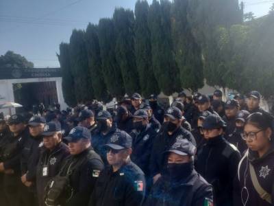 Policías de San Pedro Cholula demandan cambio de mandos, acusan irregularidades