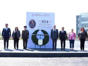 Encabeza titular del ejecutivo aniversario luctuoso de Venustiano Carranza 