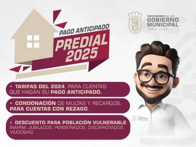 Continúan en Cuautlancingo la campaña de pago anticipado de Predial y Limpia 2025