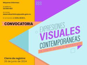 Beneficiará gobierno estatal proyectos visuales de artistas poblanos