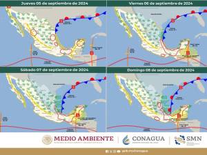 Alerta PC Estatal por lluvias provocadas por el Frente Frio 1