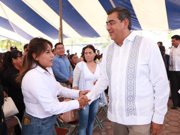 Preside Sergio Salomón inicio de trabajos de rehabilitación de la carretera Intermixteca