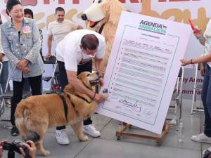 Armenta firma Agenda Animalista