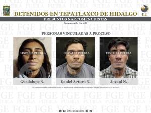 Detenidos en Tepatlaxco de Hidalgo presuntos narcomenudistas