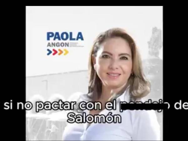 Un desastre político llamado: Paola Angón