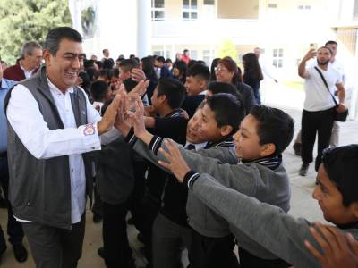 Con obras educativas, Gobierno de Sergio Salomón atiende a pueblos originarios