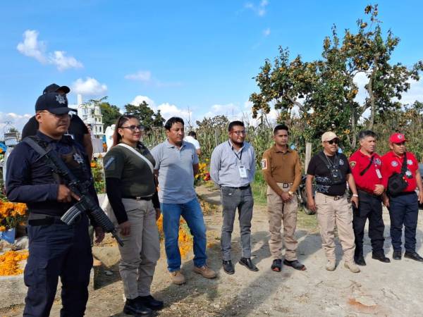 Saldo blanco en Huejotzingo gracias al operativo “Panteones Seguros”