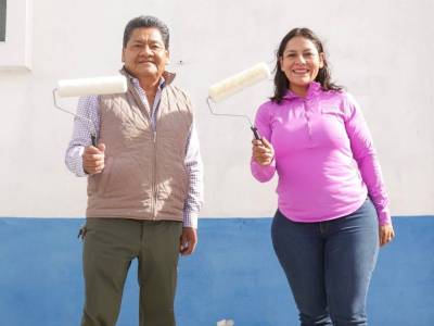 Arranca Lupita Cuautle con rehabilitación de espacios deportivos en San Andrés Cholula