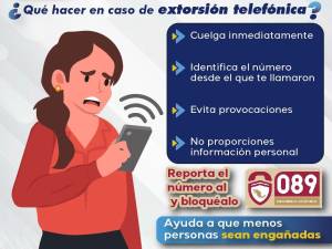 Emite policía de San Andrés Cholula recomendaciones para prevenir extorsión telefónica