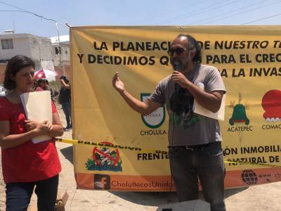 Frenan Pueblos Originarios obra en Cacalotepec