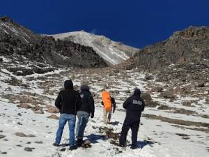 En sinergia, gobierno estatal localiza a alpinista desaparecido en Pico de Orizaba   