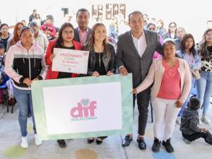 Sistema Municipal DIF de Huejotzingo entrega reequipamiento para mejorar la educación infantil 