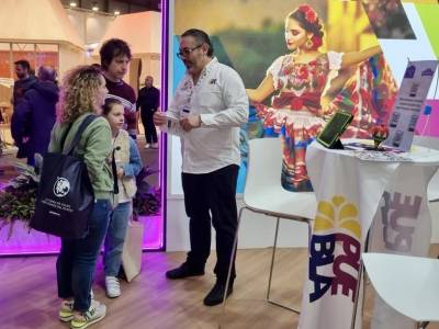 Puebla, destino atractivo para turistas internacionales que asistieron a FITUR, España