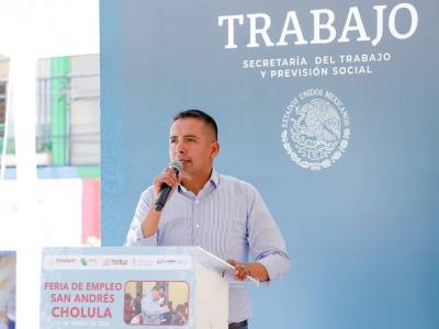 Realiza Ayuntamiento de San Andrés Cholula y Secretaría de Trabajo primera Feria del Empleo del año