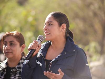 Inaugura Lupita Cuautle Torres la rehabilitación de la calle San Francisco Acatepec