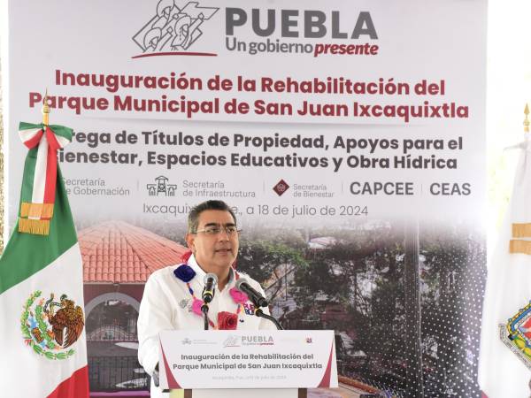 Por visión del gobierno estatal, Puebla es unida y próspera: Sergio Salomón