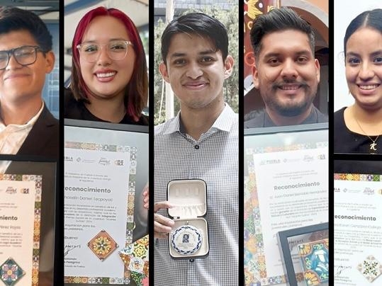 Universitarios BUAP reciben Premio Estatal de la Juventud “Vicente Suárez” 2024