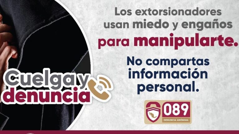 Gobierno Estatal activa campaña en contra de la extorsión