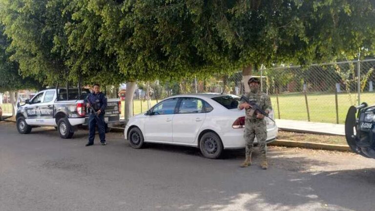 Fuerzas municipales de Cuautlancingo recuperan vehículo robado