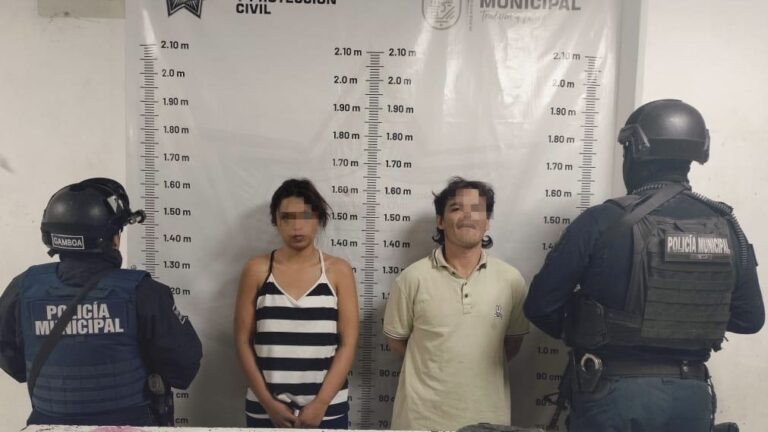 Elementos de Seguridad Pública detuvieron a dos personas por presuntos delitos contra la salud