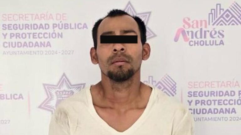 Detiene Policía de San Andrés Cholula a probable responsable de delitos contra la salud
