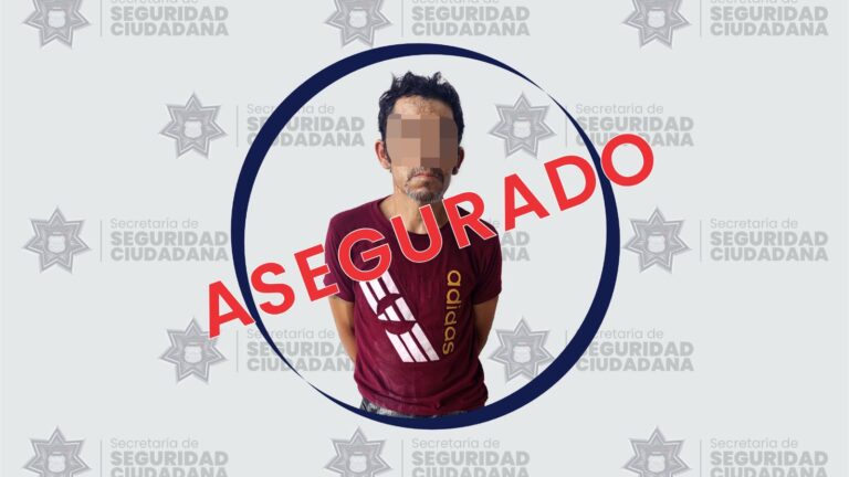 Policías de la Ciudad detuvieron a presunto asaltante de tiendas de conveniencia