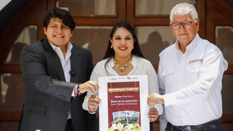 Gobierno de Cholula anuncia el Agrotianguis Regional