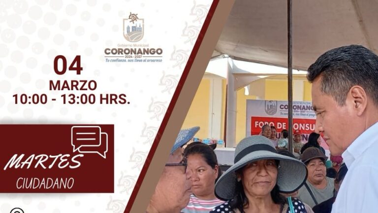 Invita Armando Aguirre a la jornada de Martes Ciudadano