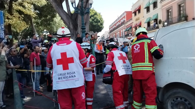 Realizan simulacro de sismo en Puebla capital
