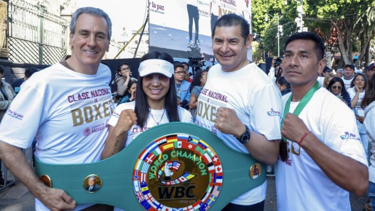 Por la paz y contra las adicciones, Puebla se unió a Clase Nacional de Boxeo de la presidenta Sheinbaum