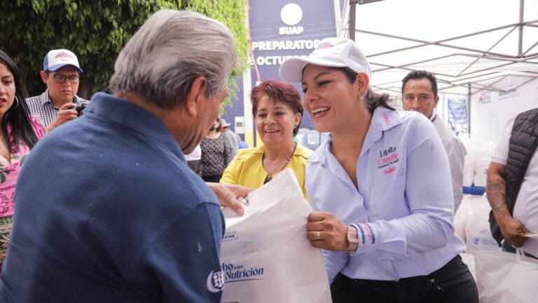 Fortalece Lupita Cuautle la alimentación de las familias sanandreseñas
