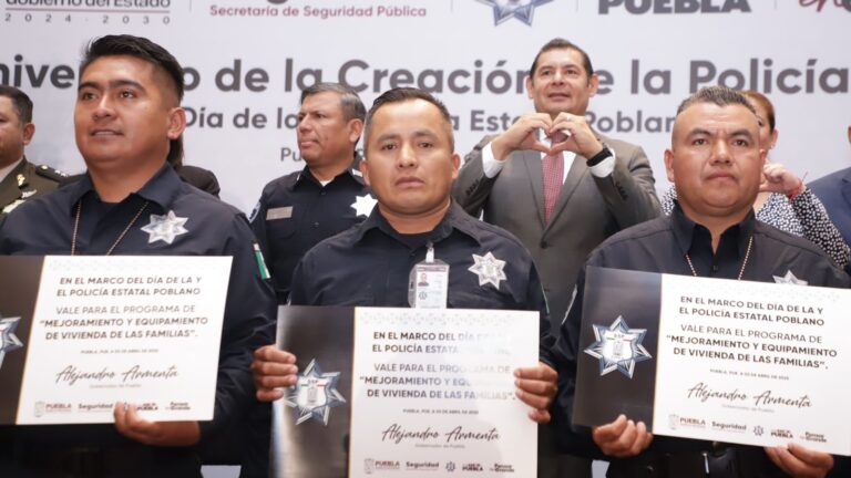 Gobierno de Puebla refuerza compromiso con la seguridad y bienestar de policías