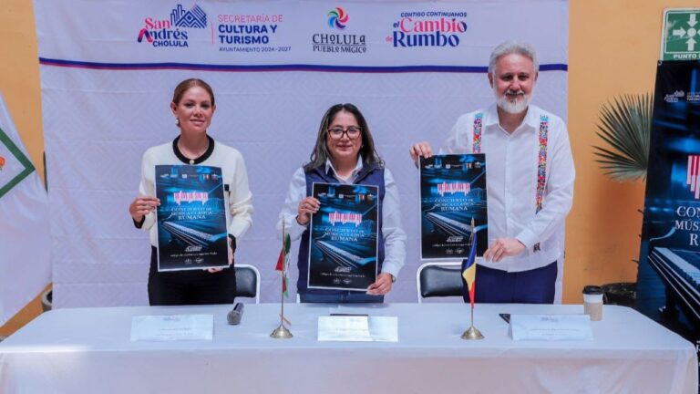 Intercambio cultural con Rumania llega a San Andrés Cholula