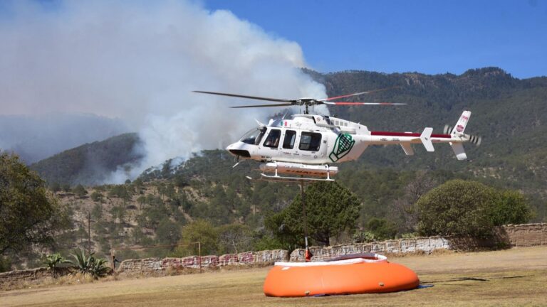 En sinergia, atiende gobierno de Puebla incendios forestales
