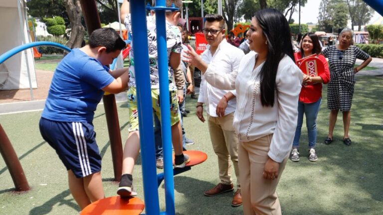 Renuevan el Parque de la Niñez Cholulteca: un espacio digno para las infancias