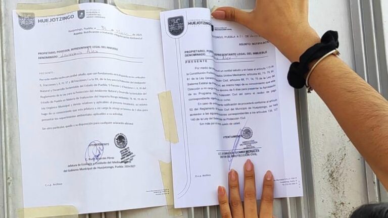 Inician notificaciones a empresas contaminantes en Huejotzingo para su regularización