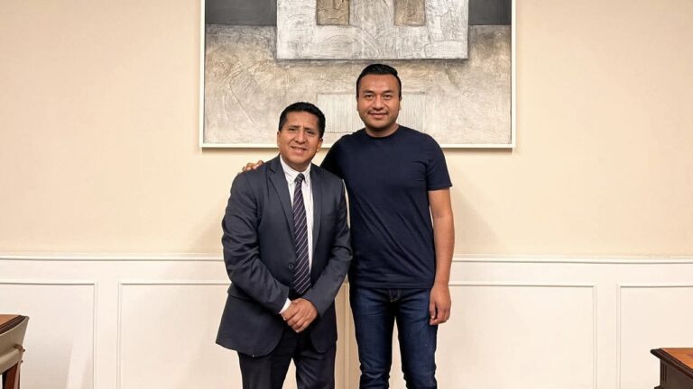 Roberto Solís trabajos con Raymundo Atanacio para coordinar esfuerzos hídricos para Huejotzingo