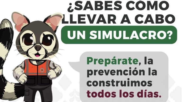 Gobierno de la Ciudad se sumará al 1er. Simulacro Nacional 2025