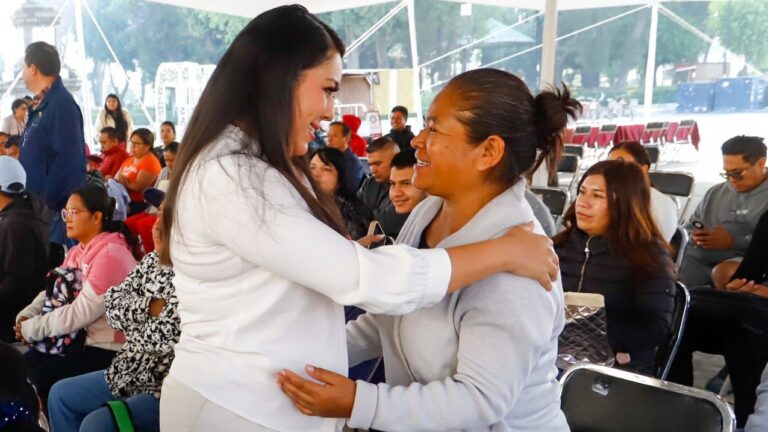 Tonantzin Fernández reafirma su compromiso con Cholula en la 6ª Jornada de Atención