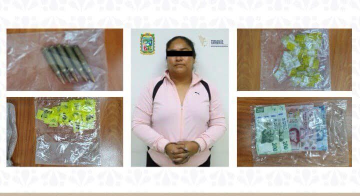 Detiene FGE a “La Dulce” por ser generadora de violencia, controlaba la venta y distribución de droga