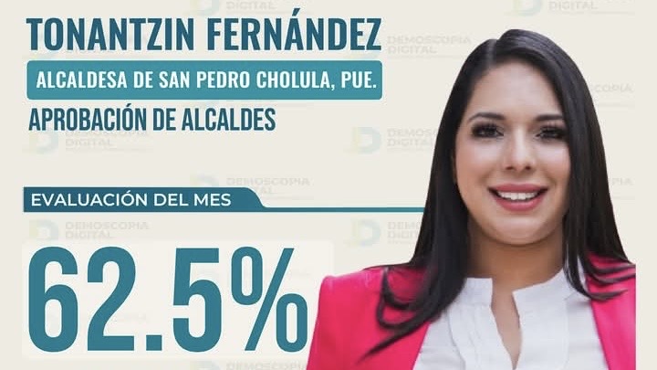 Tonantzin Fernández, la mejor alcaldesa de Puebla