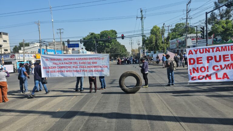 Continúan ejidatarios de San Baltazar con bloqueo en municipio Libre