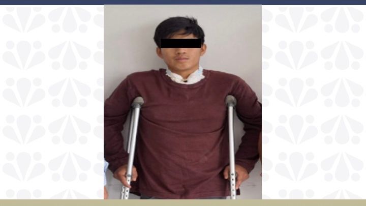 Logra FGE la vinculación a proceso de presunto implicado en el homicidio de menor de 3 años en San Matías Tlalancaleca