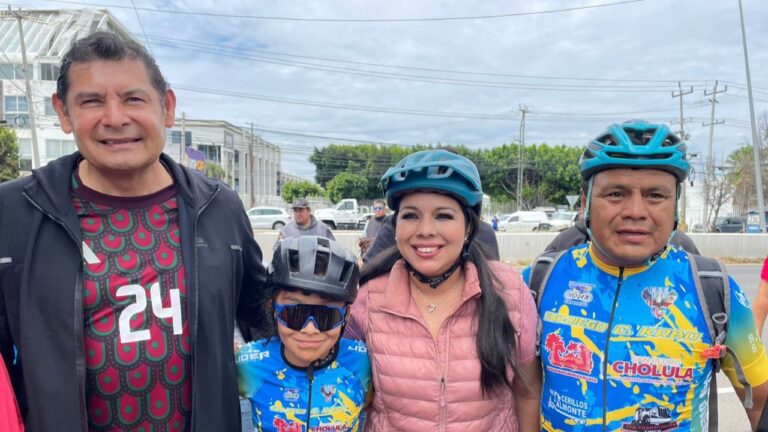 Tonantzin Fernández participa con el gobernador Alejandro Armenta y alcaldes en el 10° aniversario de la Vía Recreativa