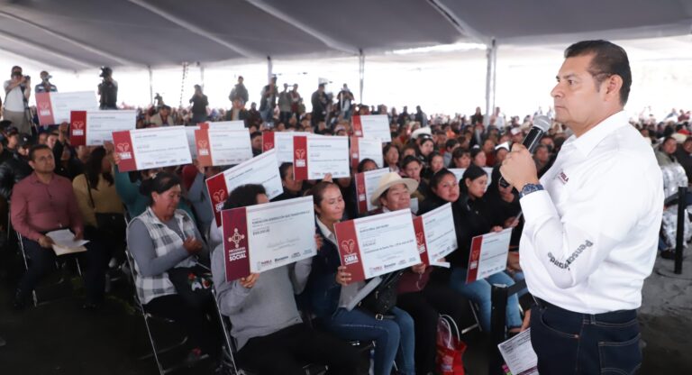 Gobierno de Puebla entrega 9.2 mdp en apoyos para obra comunitaria