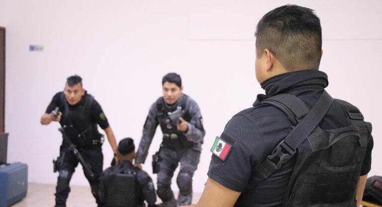 Capacitación especializada fortalece al Grupo Táctico de San Pedro Cholula